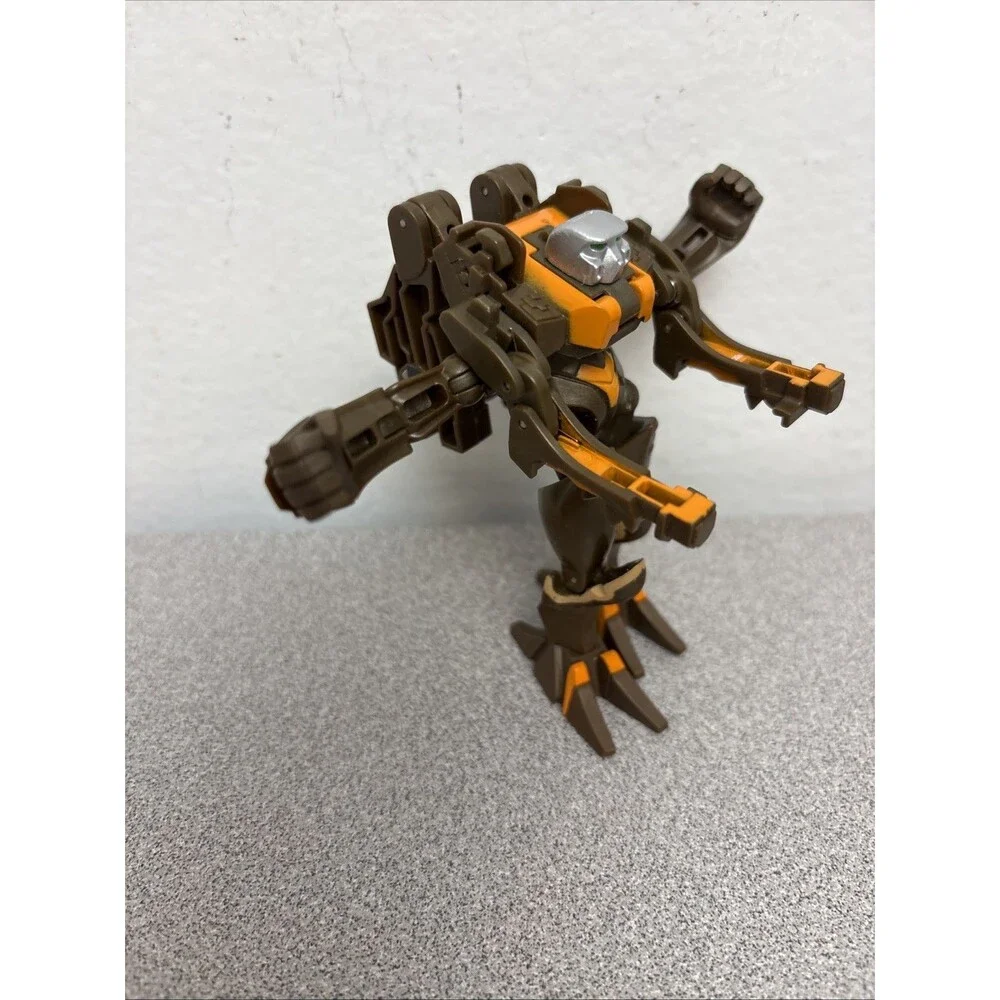 2010 Bakugan Mechtanium Surge Mechtogan Deezall Brown Orange 200g Figure Toy